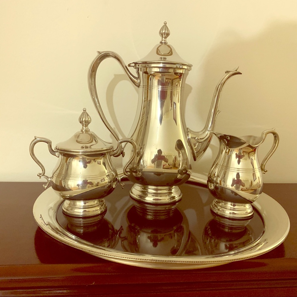 Pewter Coffee Set